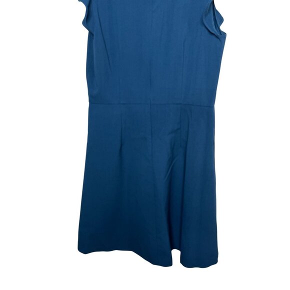 LOFT Blue Sleeveless Dress - Picture 9 of 14